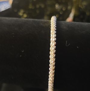 Vintage Margarita Link Sterling Silver 7 inch Bracelet